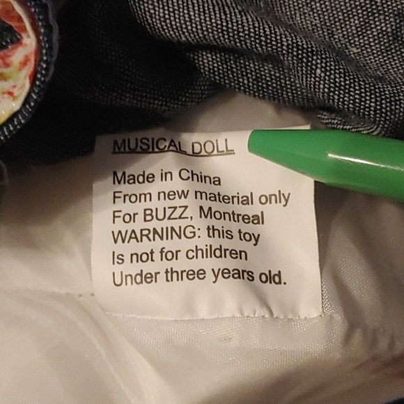 🌺Musical Doll for BUZZ Montreal - Picture 6 of 9